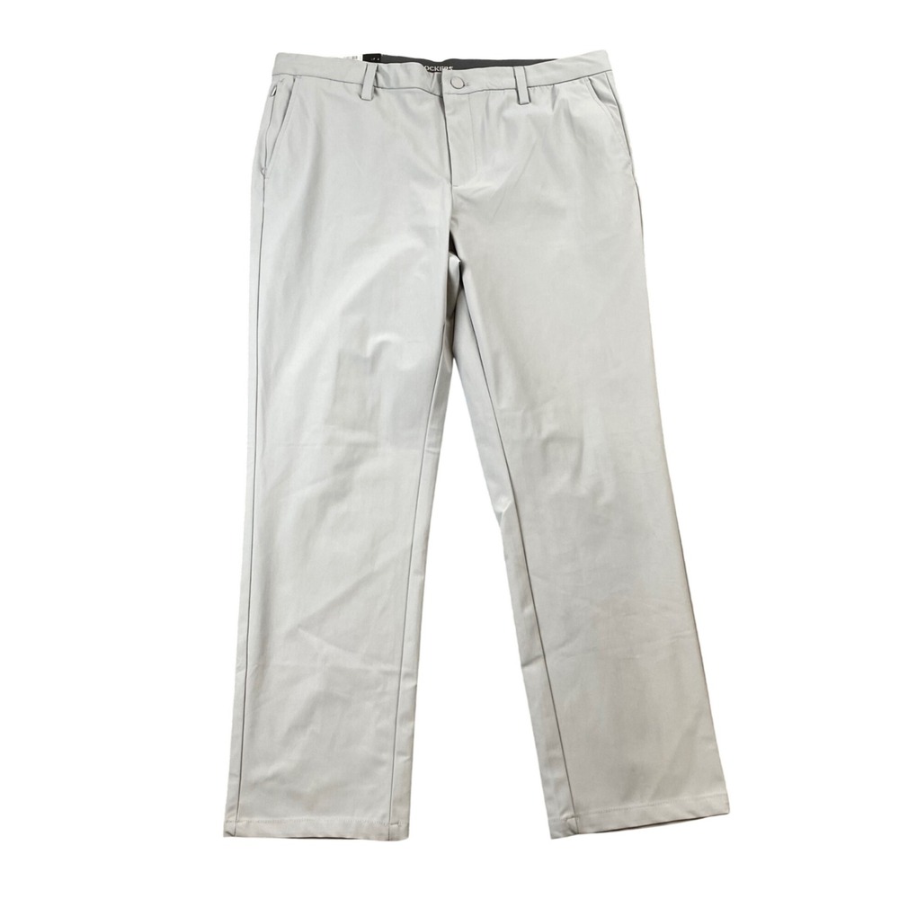 Dockers Tech Chino Pants Mens 36x30 Gray Slim Performance Stretch NWT DM35WB605S